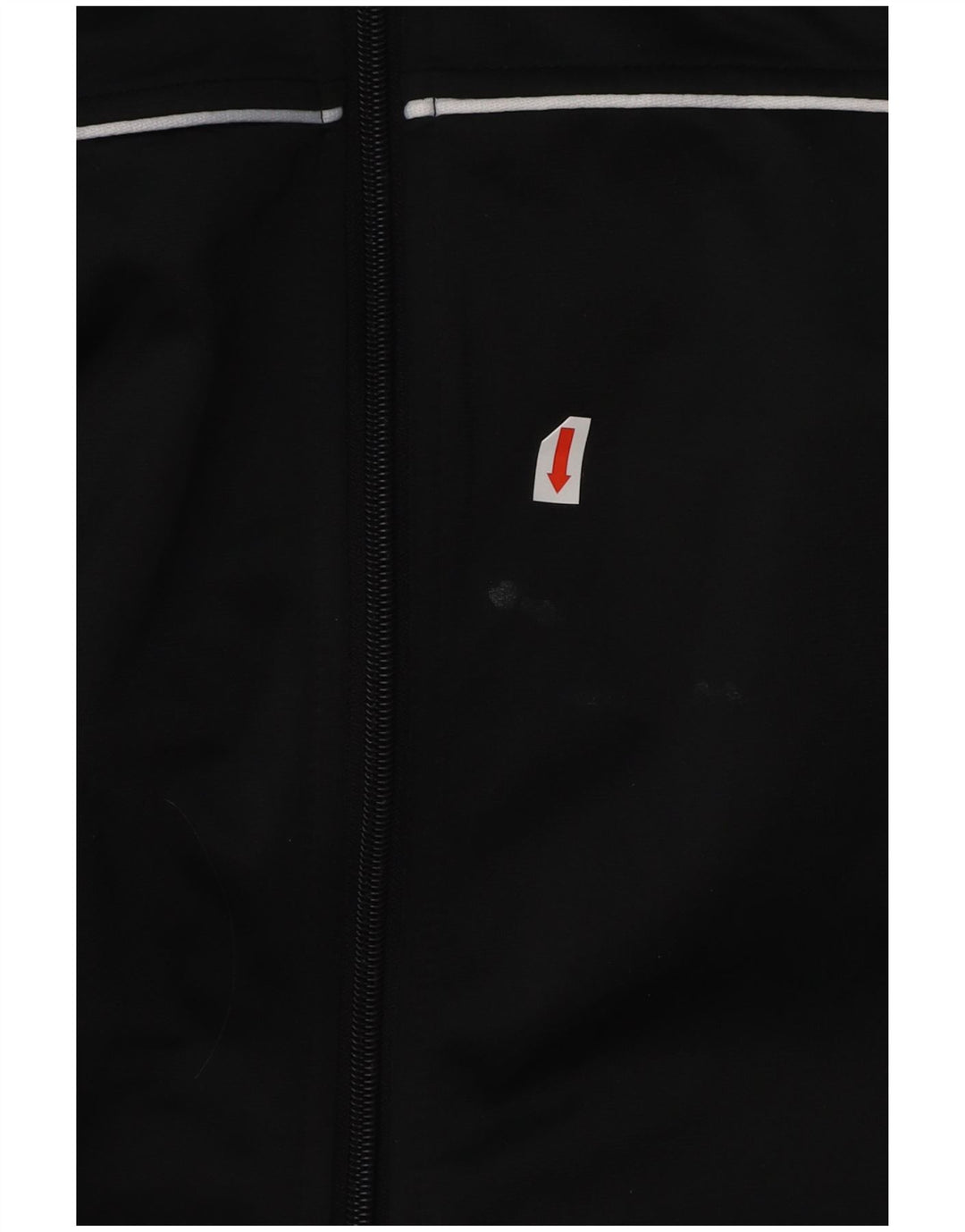 KAPPA Женский спортивный костюм с графическим рисунком, верхняя куртка UK 14, средний черный с цветными блоками