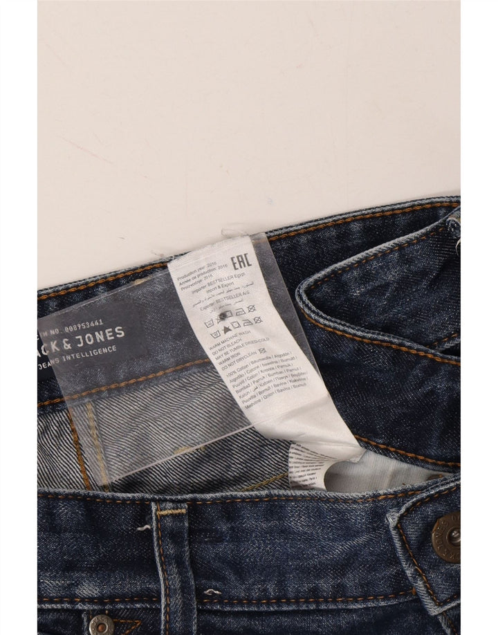 JACK & JONES Mens Loose Fit Denim Shorts W32 Medium Blue Cotton Vintage Jack & Jones and Second-Hand Jack & Jones from Messina Hembry 