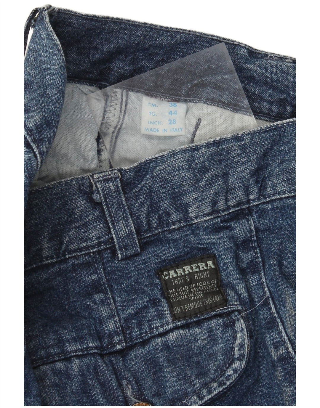 Женские джинсы с высокой талией Carrera IT 44 Medium W28 L31 Синий хлопок