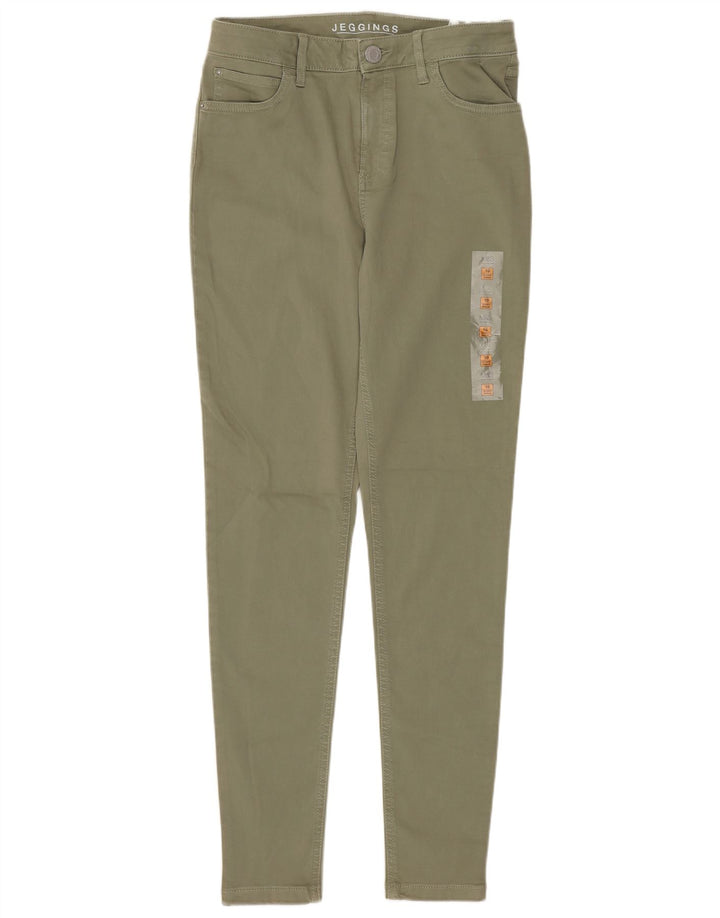 Женские джинсы джеггинсы Marks & Spencer Regular UK 10, маленькие W28 L29, зеленые