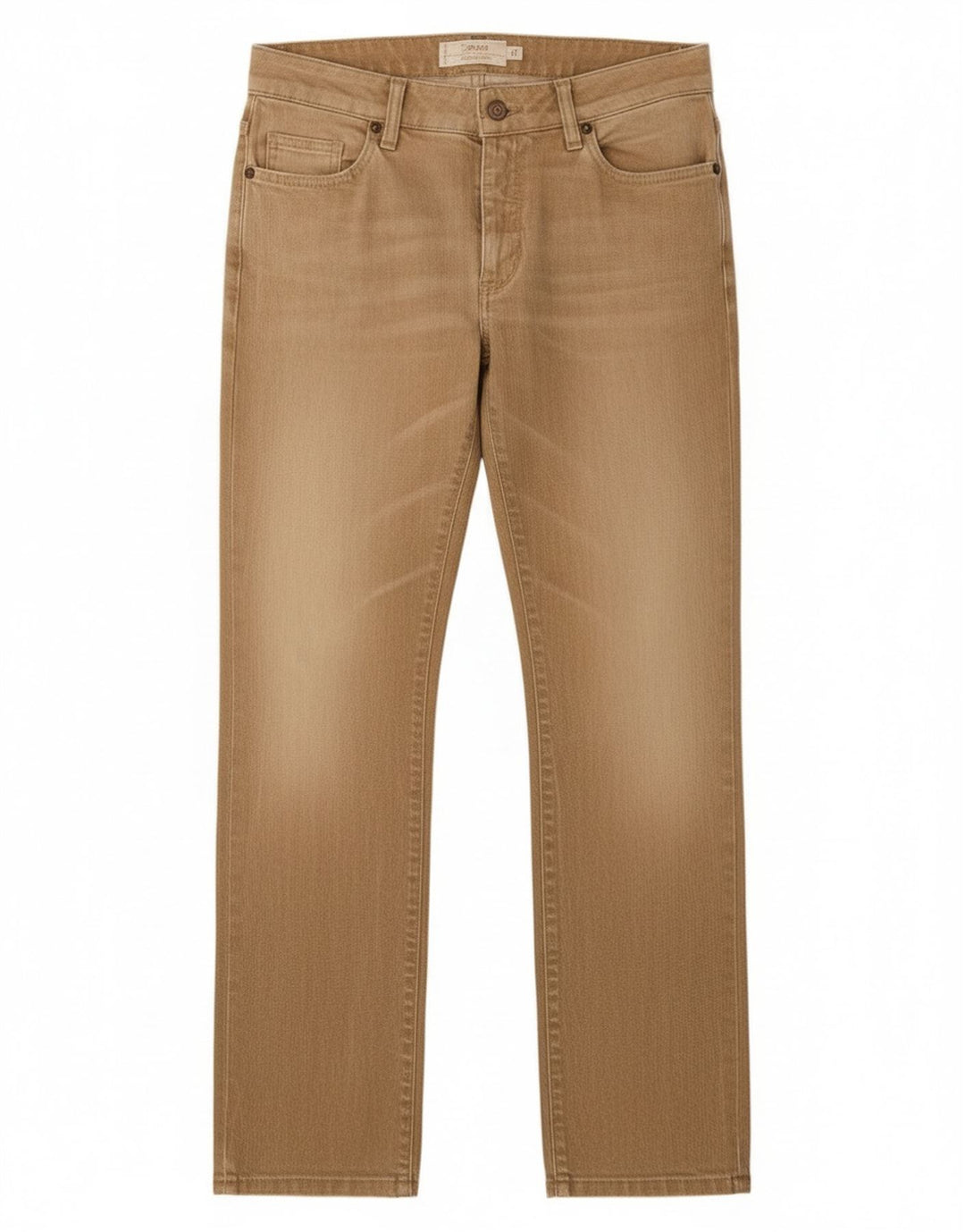 Женские прямые джинсы Marlboro Classics W29 L30, бежевый хлопок