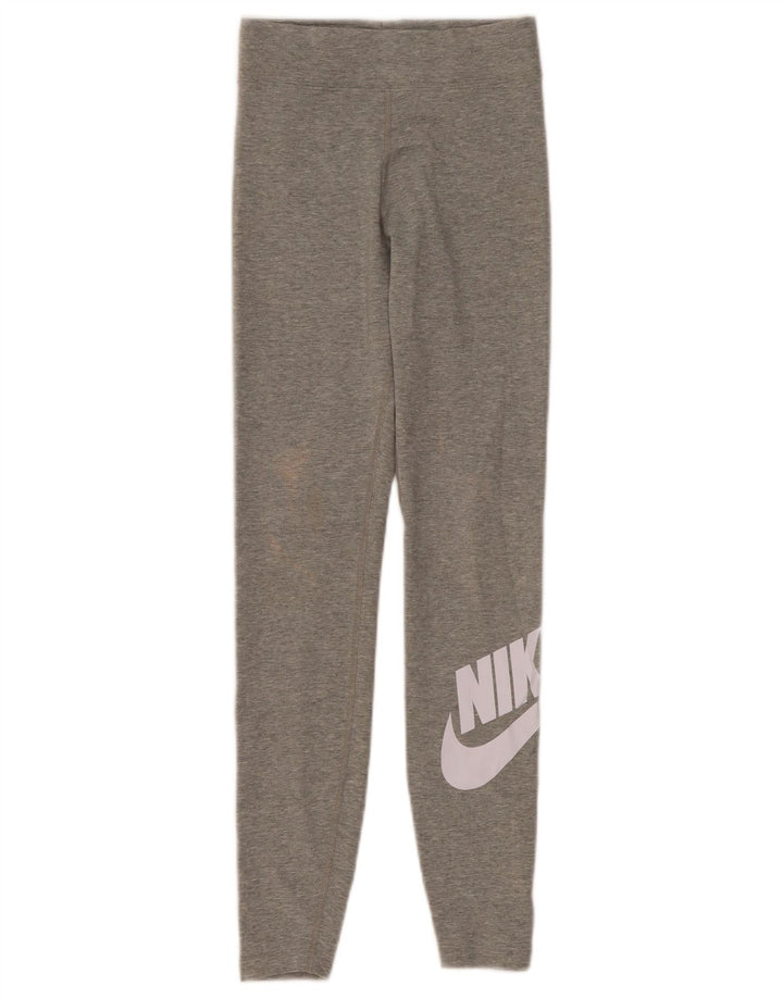 Женские леггинсы с рисунком Nike UK 6 XS, серые