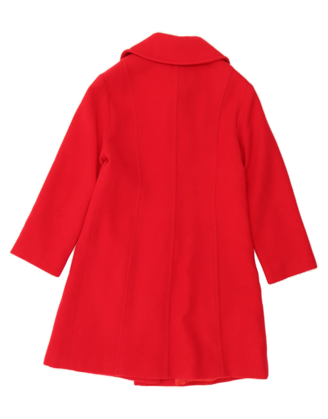 DANIEL HECHTER Womens Overcoat UK 6 XS Red Virgin Wool Vintage Daniel Hechter and Second-Hand Daniel Hechter from Messina Hembry 