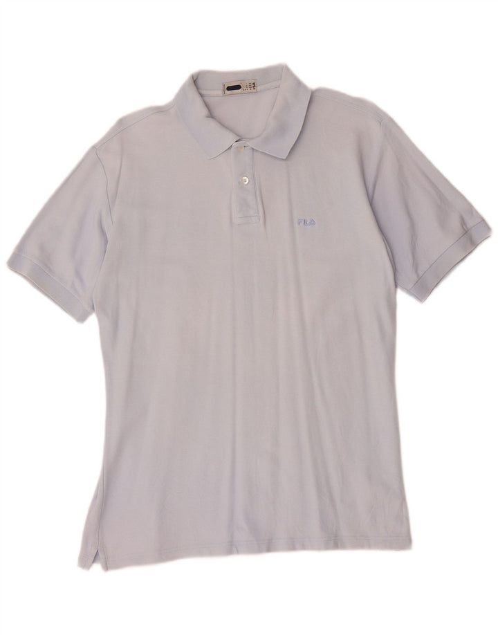 Мужская рубашка-поло Fila IT 50, средний синий хлопок