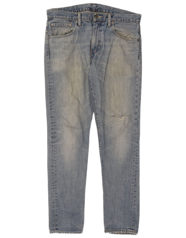 Мужские зауженные джинсы Levi's 520 W32 L32 синие, хлопок