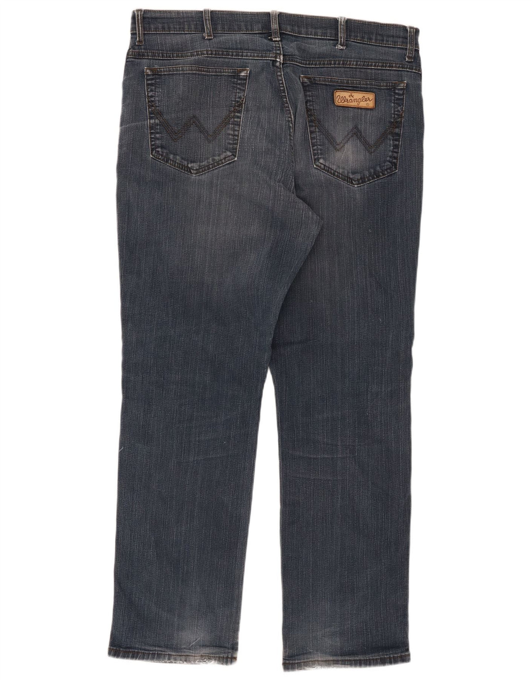 Мужские прямые джинсы Wrangler W38 L32 темно-синие, хлопок