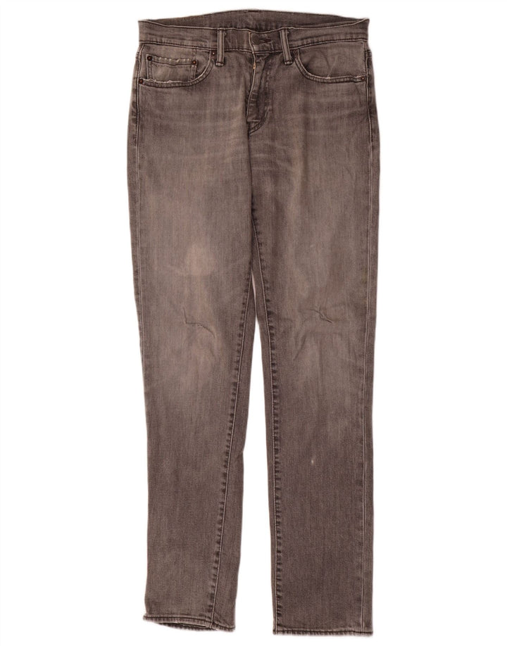 Мужские джинсы Levi's 511 Slim W31 L34 Серые хлопковые