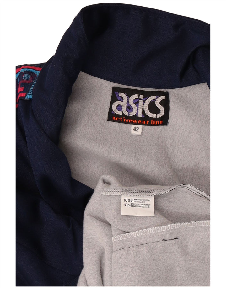 Женский спортивный костюм Asics с графическим рисунком IT 42 Medium Navy Blue Полиамид