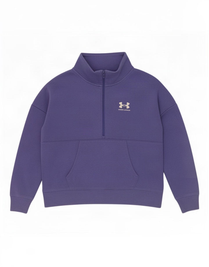 Женский джемпер-толстовка оверсайз Under Armour UK 14, средний фиолетовый