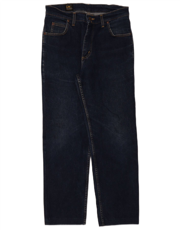 Мужские прямые джинсы Lee Brooklyn W32 L28 темно-синие, хлопок