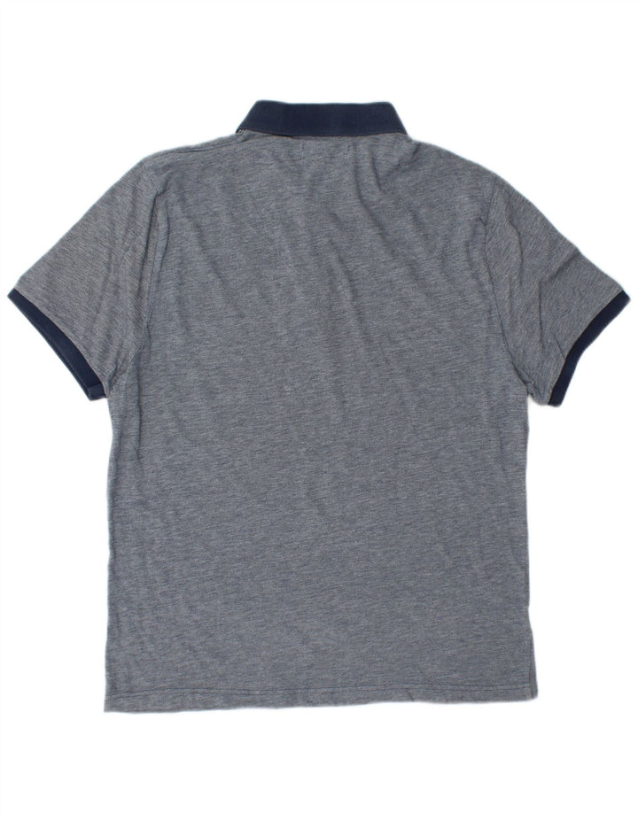 Мужская рубашка-поло приталенного кроя PENGUIN Heritage, большая, темно-синяя