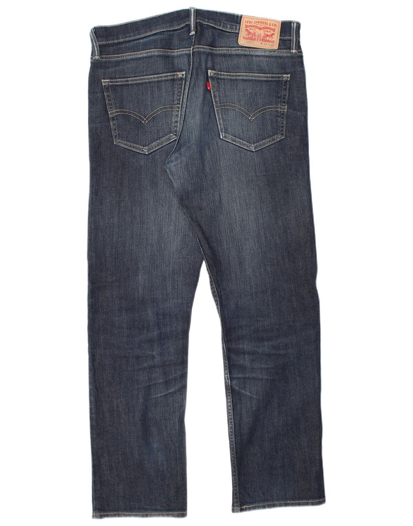 Мужские прямые джинсы Levi's 504 W32 L32 темно-синие, хлопок