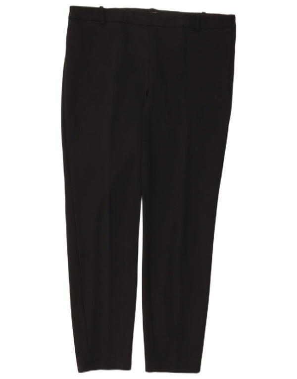 ZARA Womens Slim Casual Trousers Large W30 L27 Black