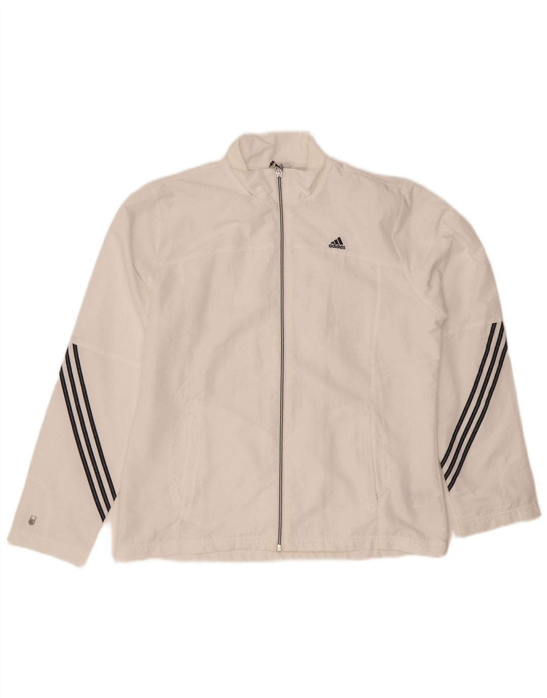Женская спортивная куртка Adidas Climalite UK 16, большой белый полиэстер