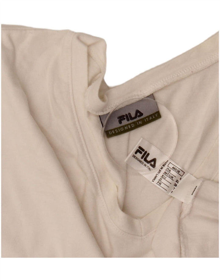 Мужская футболка Fila Top XL, белый хлопок