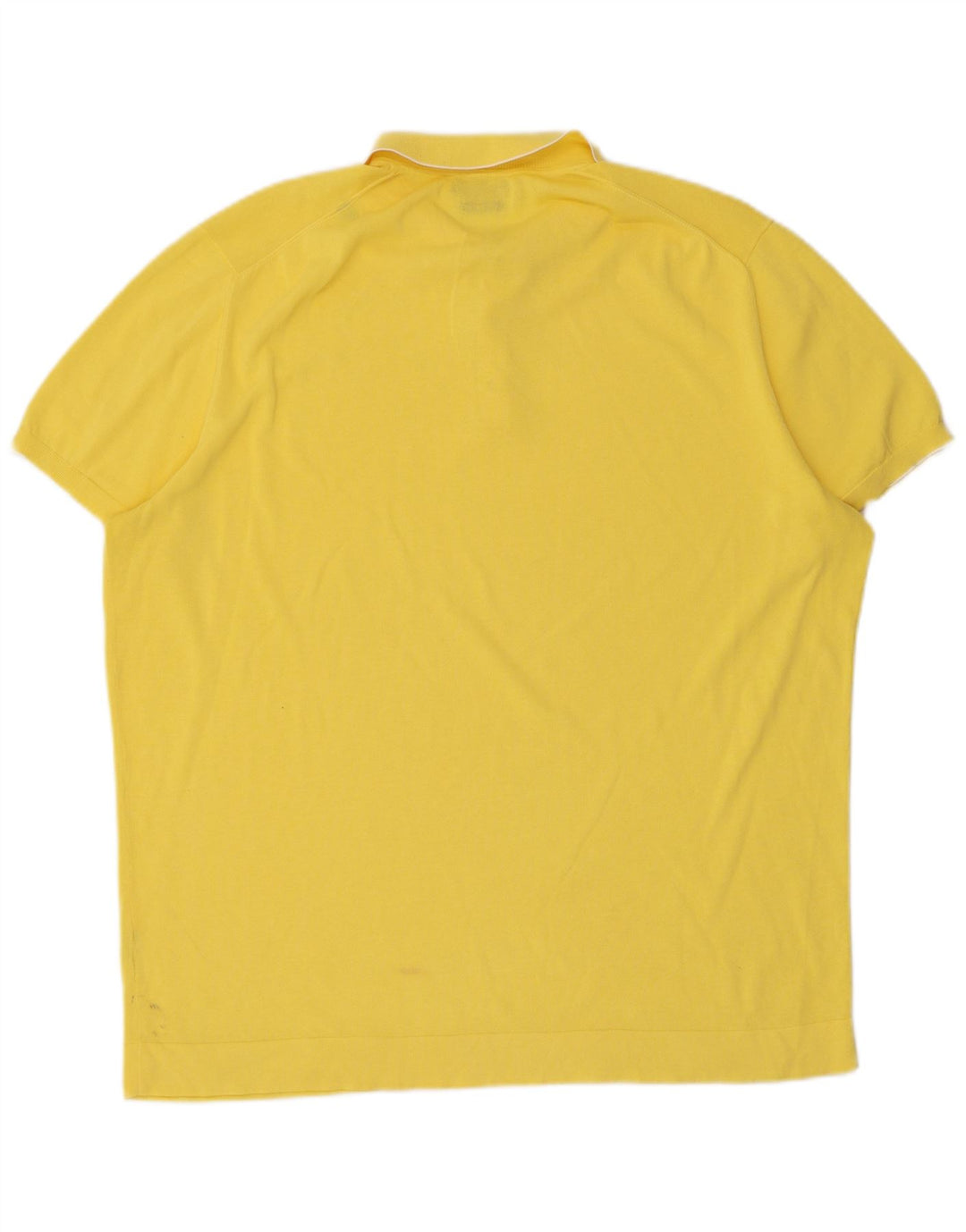 Мужская рубашка-поло Massimo Dutti XL, желтый хлопок