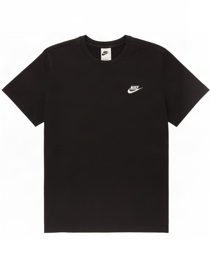 Мужская футболка Nike из хлопка среднего размера, черная