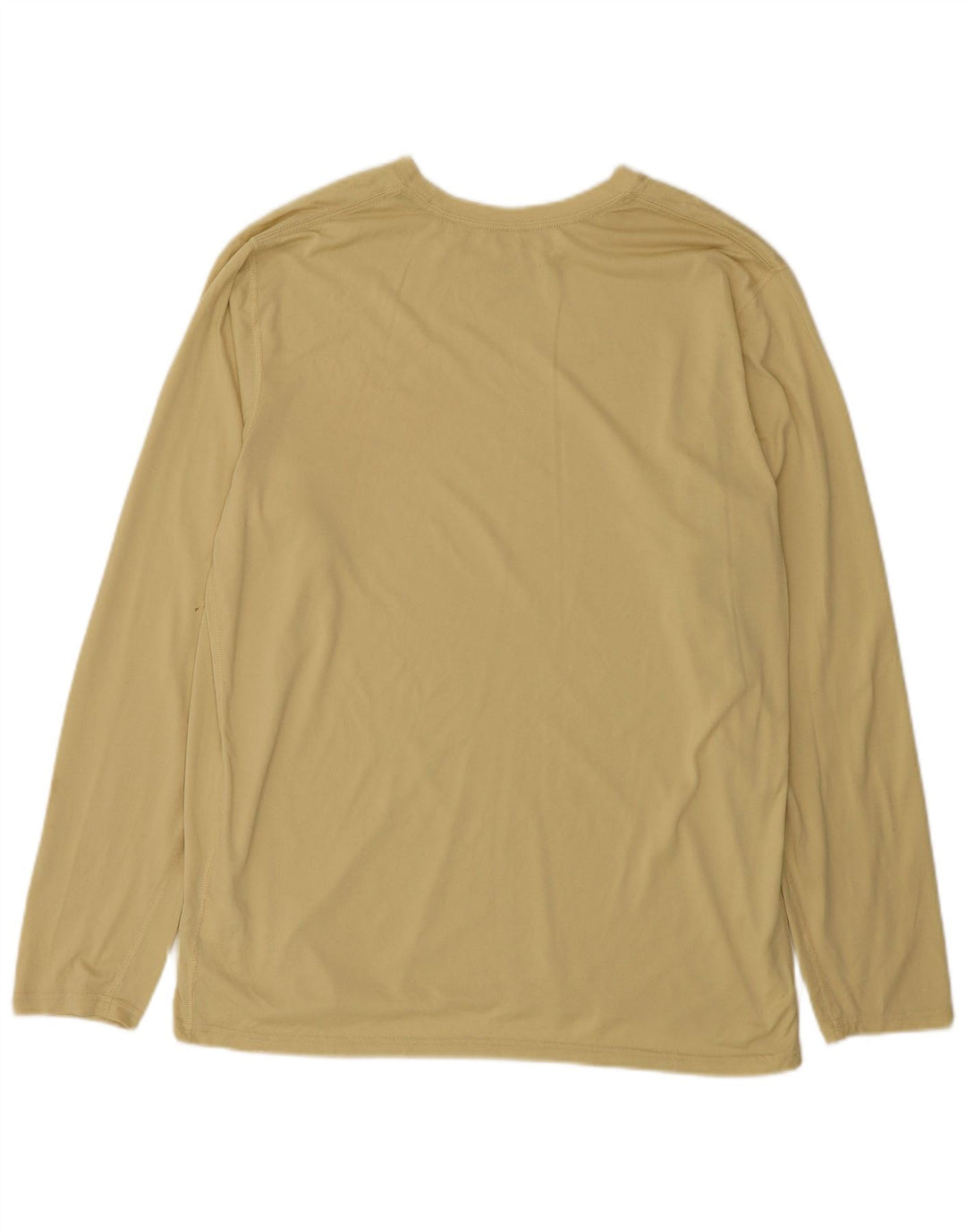 Мужской топ Nike Dri Fit с длинным рукавом XL, желтый полиэстер