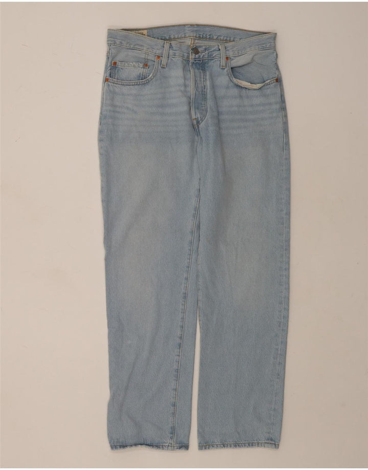 Мужские прямые джинсы Levi's 501 W30 L30 синие, хлопок