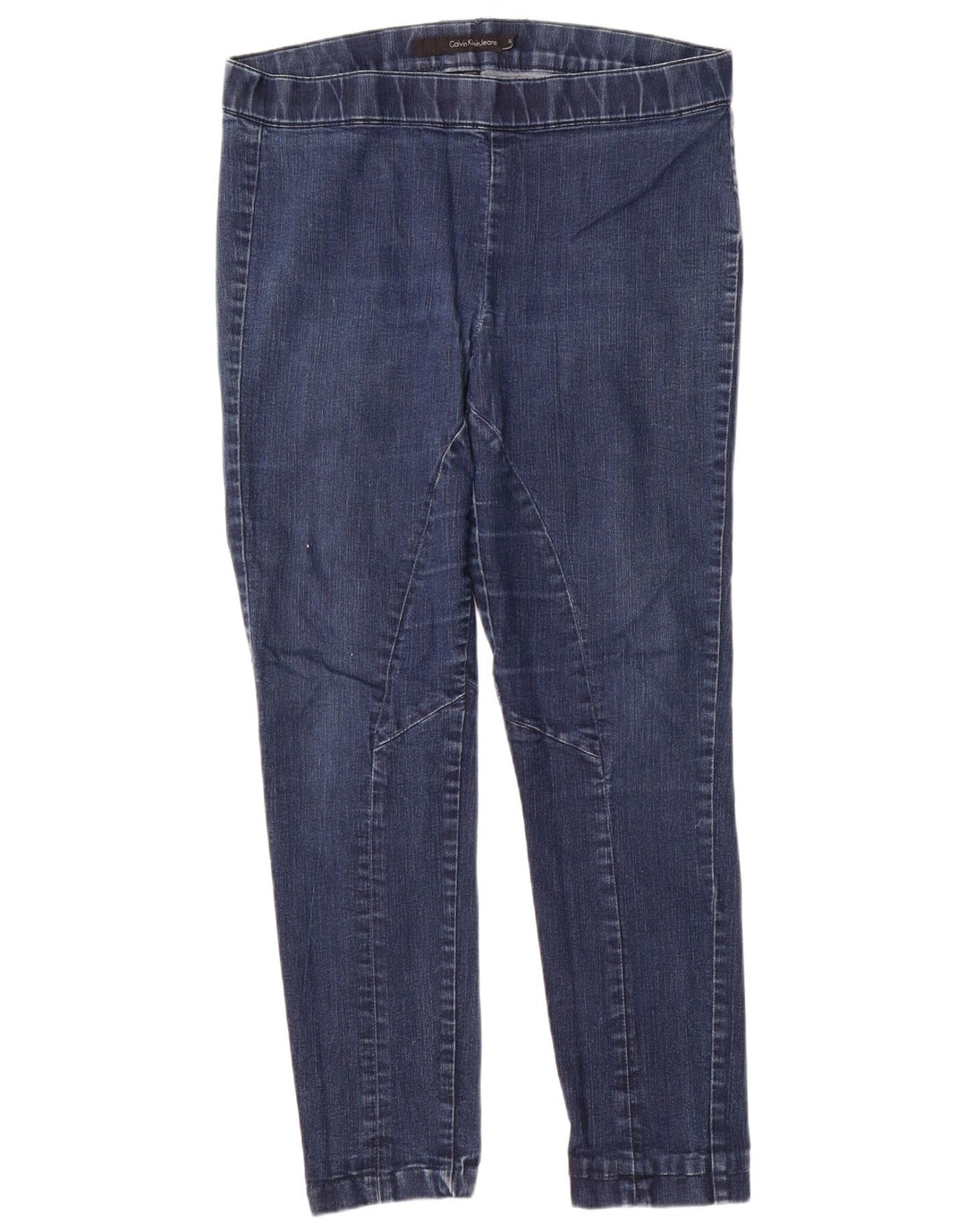 Женские джинсы скинни CALVIN KLEIN США 12, большие W31 L28, синие, хлопок