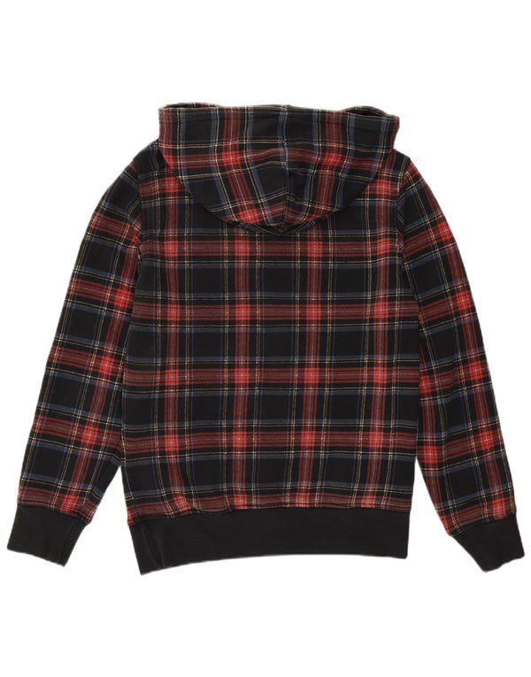 Мужской джемпер с капюшоном Levi's XS, черный в клетку, хлопок