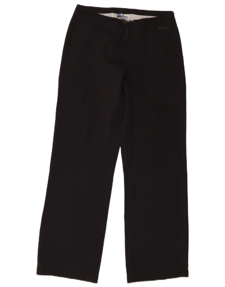 Женские спортивные брюки ASICS UK 12, средние, черные, полиамид