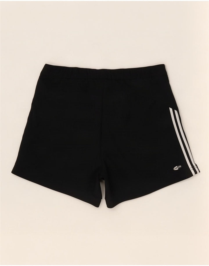 Женские спортивные шорты Adidas Climalite Regular UK 10, маленькие черные из полиэстера