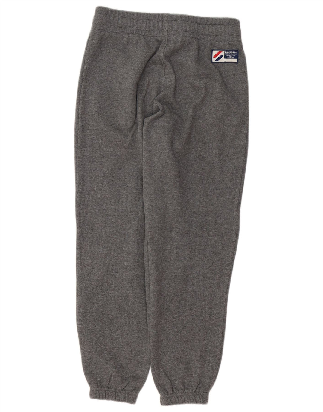 SUPERDRY Женский спортивный костюм Брюки Джоггеры UK 8 Маленький серый хлопок