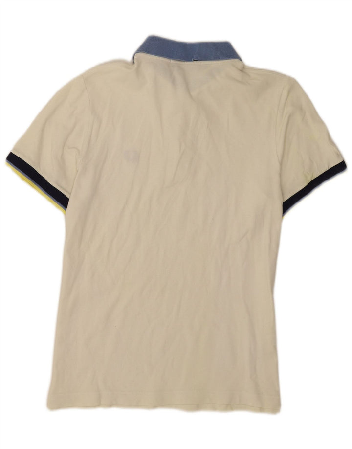 Мужская рубашка-поло стандартного кроя Fred Perry, средний размер, белый хлопок