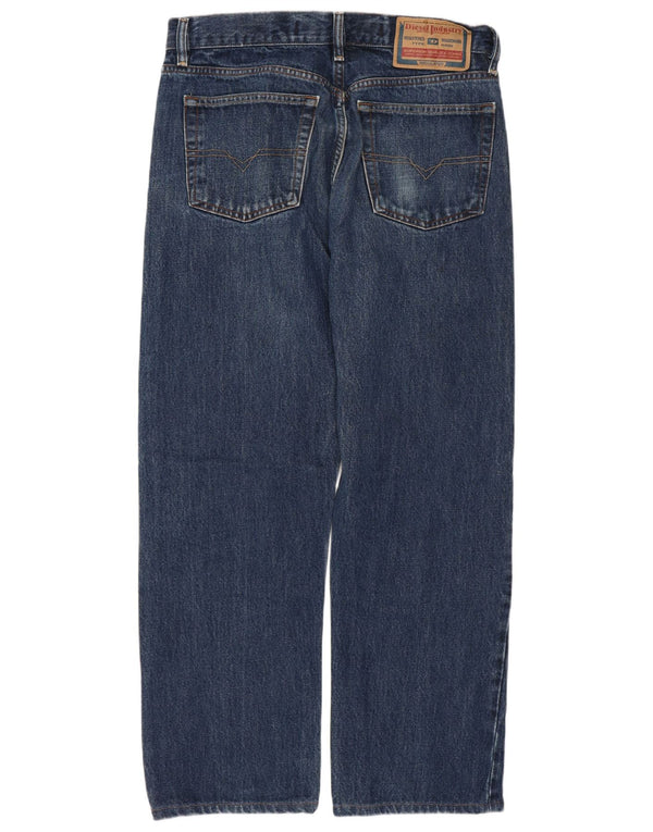 Мужские прямые джинсы DIESEL W32 L26, синий хлопок