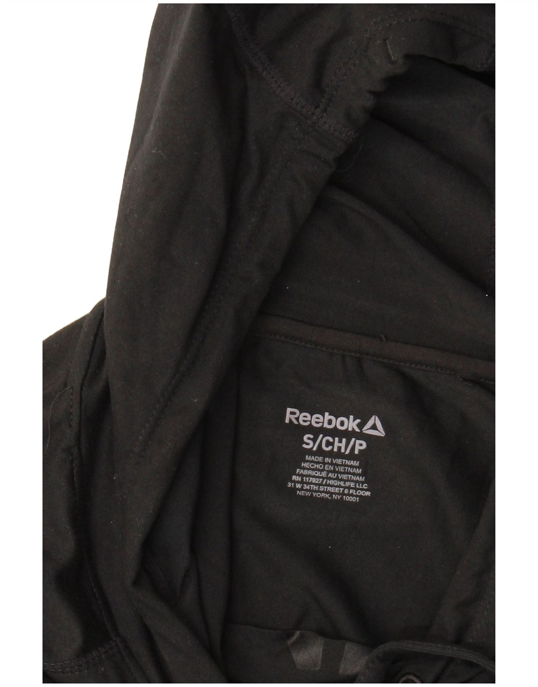 Женский джемпер с капюшоном Reebok Oversized UK 10, маленький черный