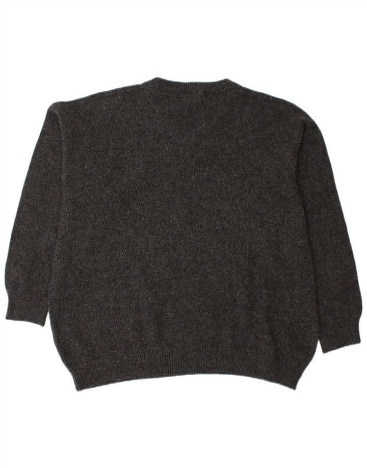 Мужской джемпер с v-образным вырезом MURPHY & NYE 2XL, черная шерсть