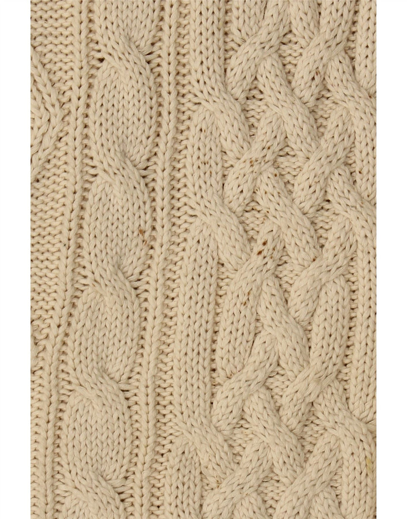 MC NEAL Mens Crew Neck Jumper Sweater XL Off White Cotton Vintage MC Neal and Second-Hand MC Neal from Messina Hembry 