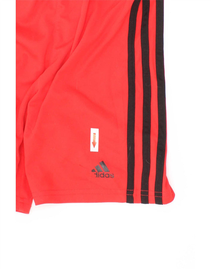 Спортивные шорты Adidas для девочек 5-6 лет, красный полиэстер