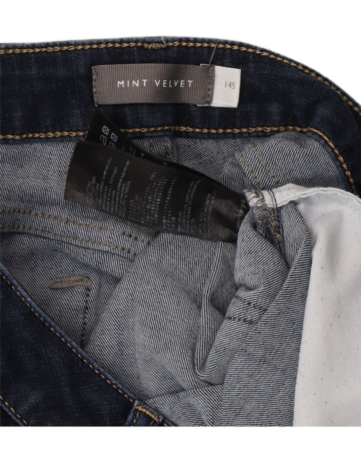 Женские джинсы Bootcut MINT VELVET UK 14, средние W30 L28, темно-синие, хлопок