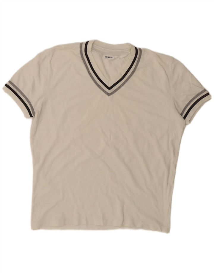 Мужская футболка Bikkembergs Top XL в белую полоску