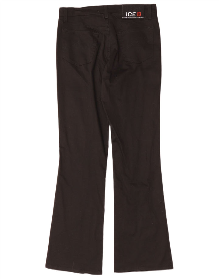 Женские повседневные брюки Iceberg Bootcut W28 L30, черный хлопок