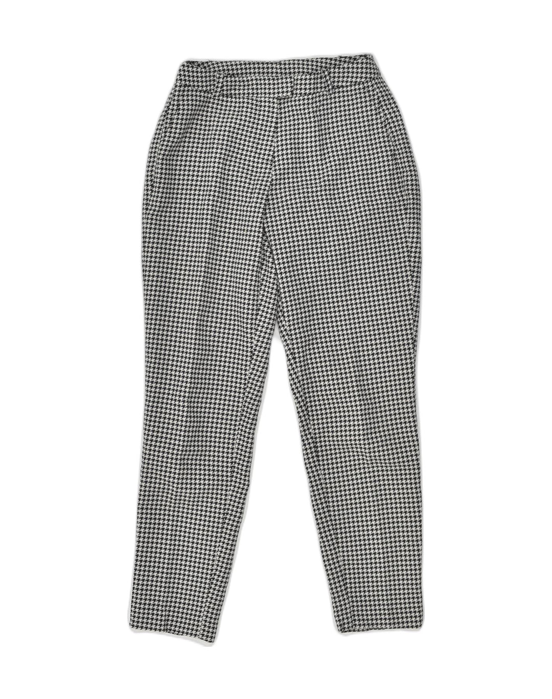 VINTAGE Womens Slim Suit Trousers W24 L26  Grey Houndstooth | Vintage Vintage | Thrift | Second-Hand Vintage | Used Clothing | Messina Hembry 