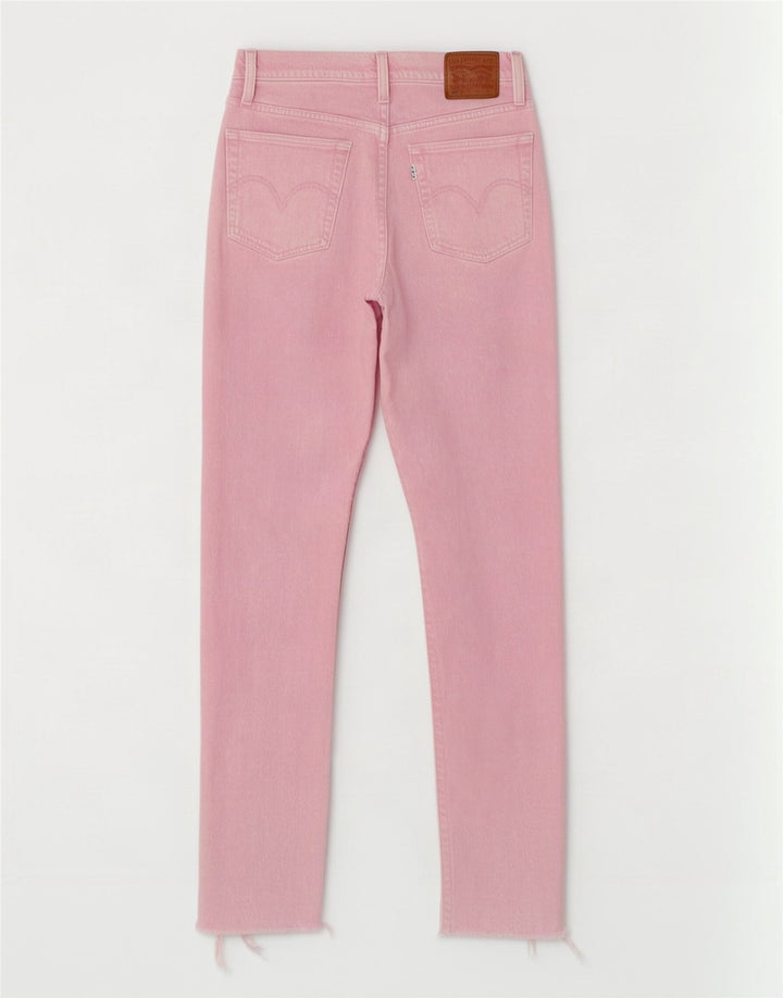 Женские прямые джинсы Levi's 501, маленькие W27 L29, розовые