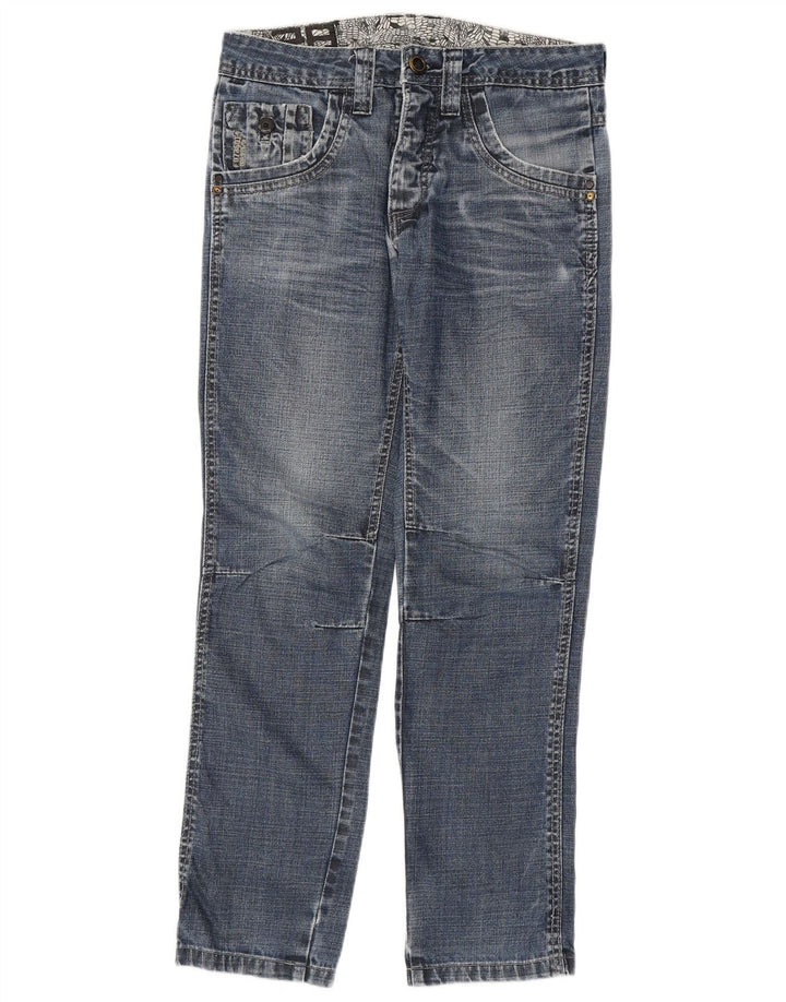 Мужские прямые джинсы Springfield с рисунком W28 L30, синие, хлопок