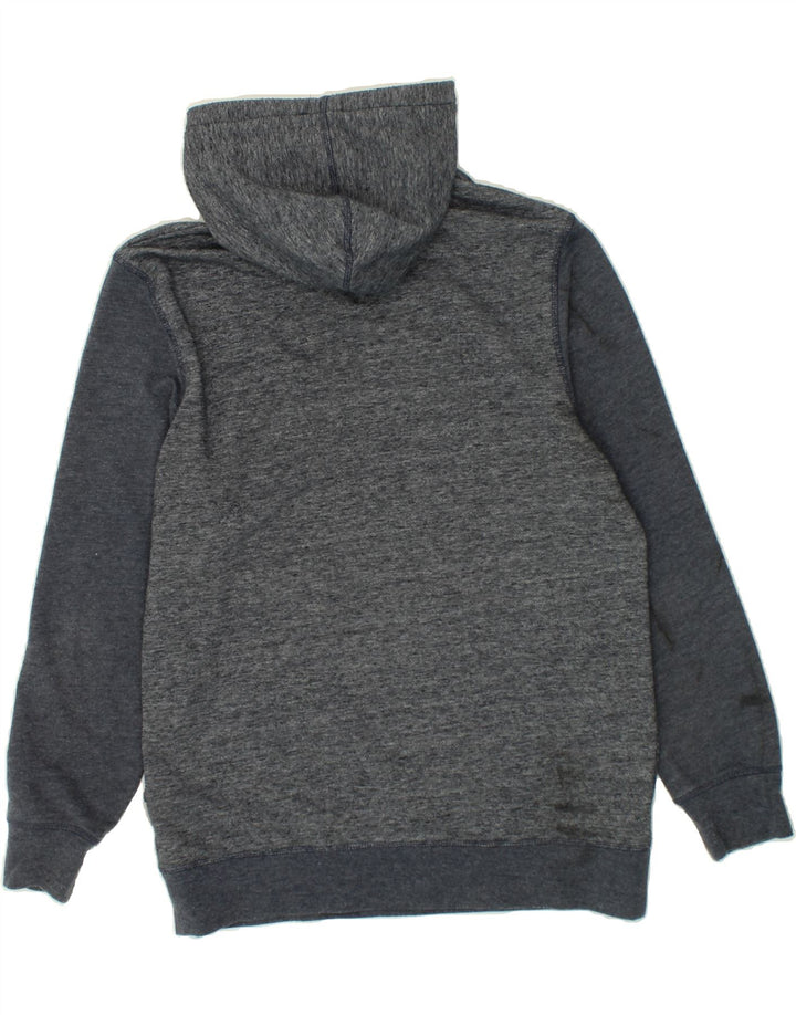 JACK & JONES Mens Hoodie Jumper Large Navy Blue Polyester Vintage Jack & Jones and Second-Hand Jack & Jones from Messina Hembry 