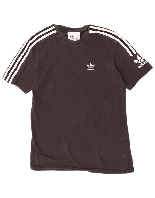 Adidas Мужская футболка с коротким рукавом Top XS Черная хлопковая спортивная