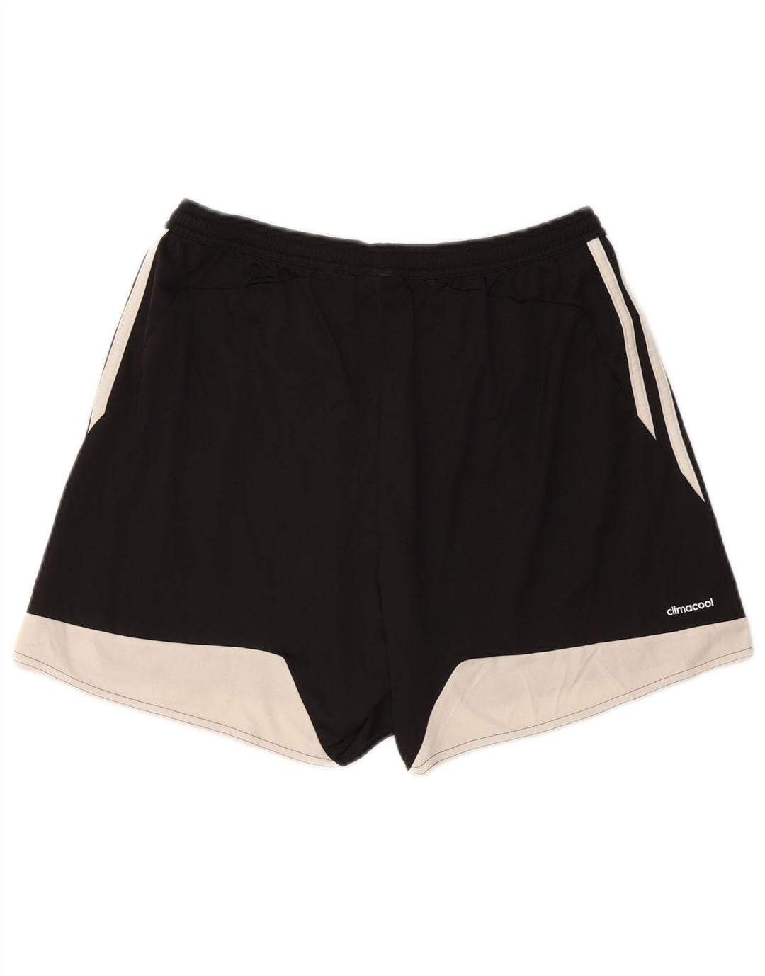 Женские спортивные шорты ADIDAS Climacool UK 16/18, большие черные с цветными блоками