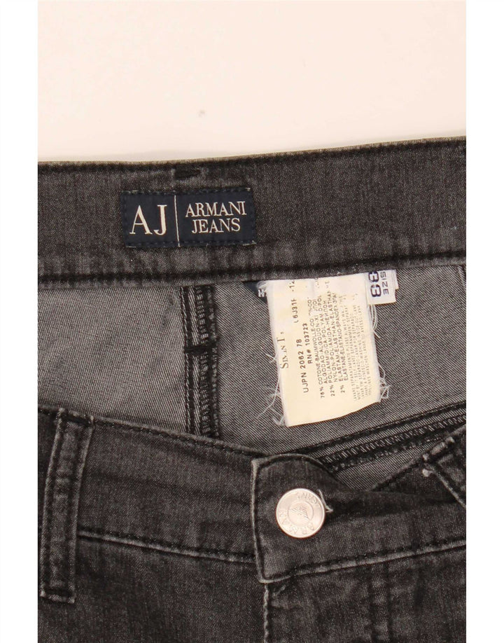 Мужские джинсы Armani Slim W33 L29, черный хлопок