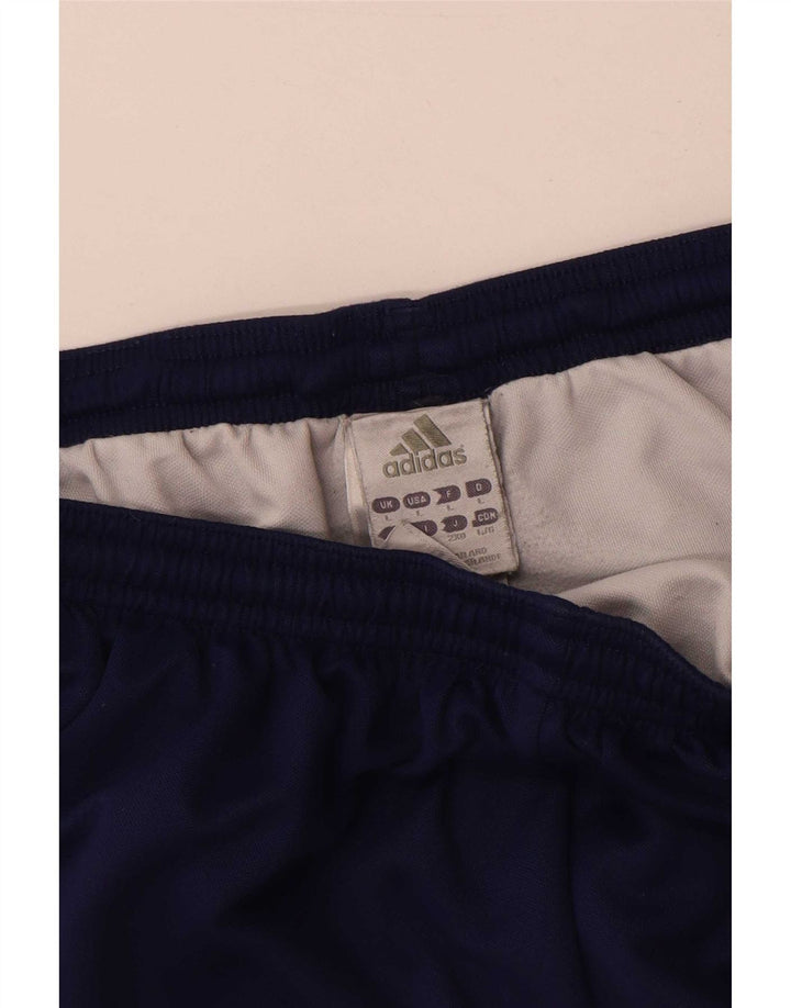 Мужские спортивные шорты Adidas, большие темно-синие, полиэстер
