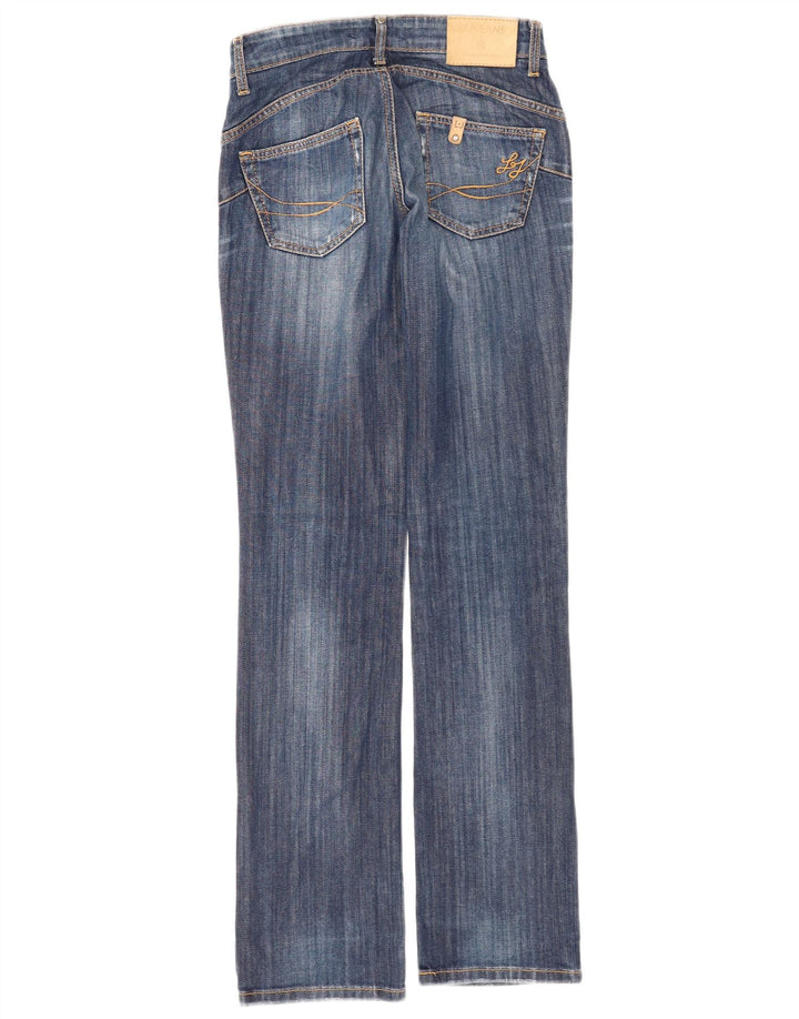 Женские потертые джинсы Liu Jo Bootcut W28 L34, синий хлопок