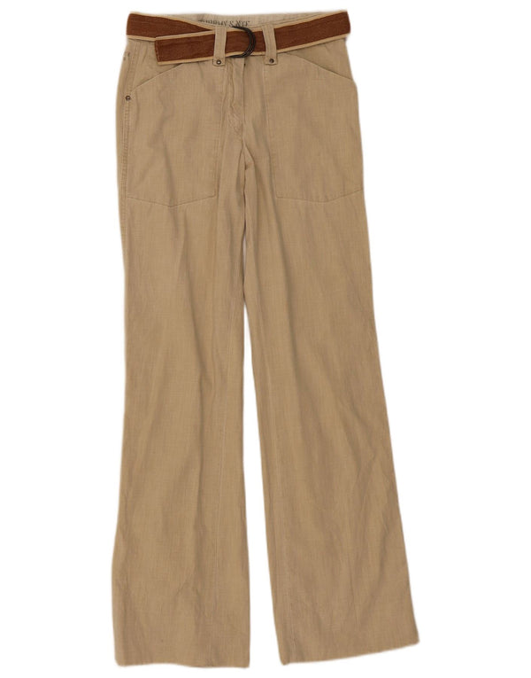 Женские повседневные брюки Murphy & Nye Bootcut W26 L31, бежевый хлопок