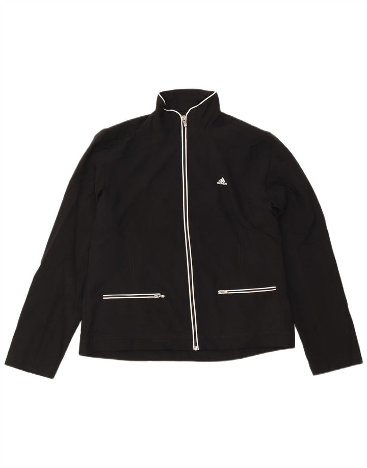 Женский спортивный костюм Adidas Top Jacket UK 14, средний черный, полиэстер