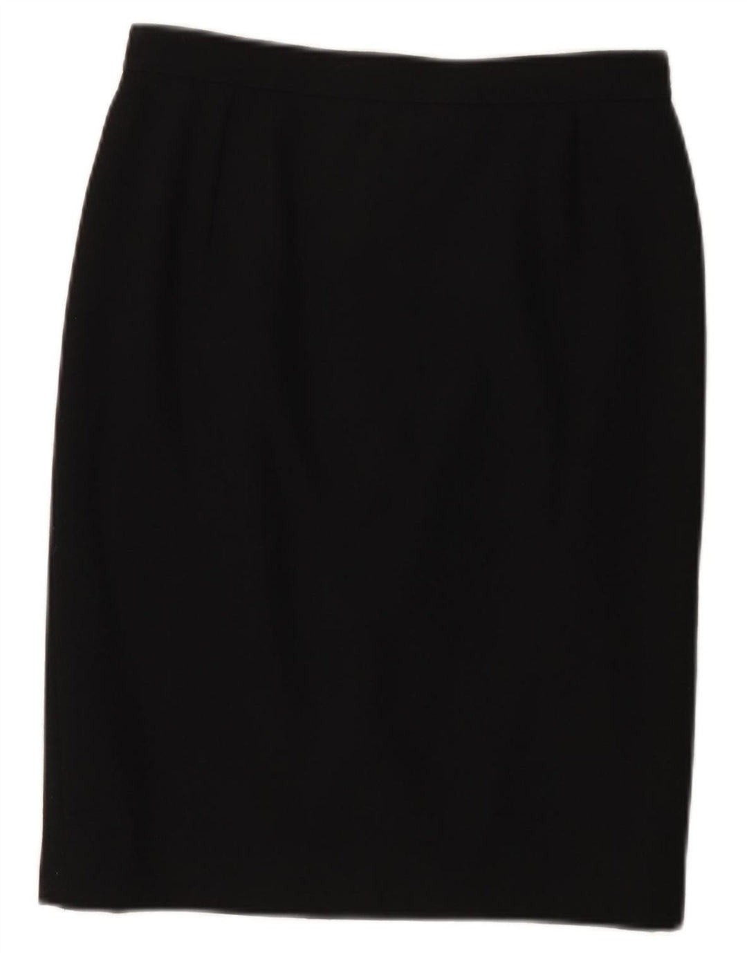 Женская прямая юбка Valentino IT 44 Medium W28, черная шерсть