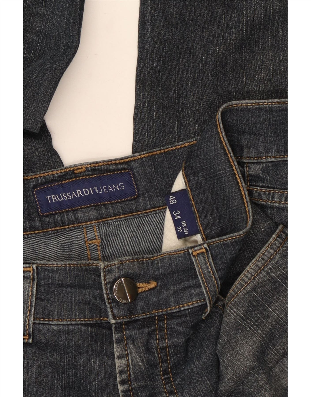 Мужские прямые джинсы Trussardi W32 L30 синие